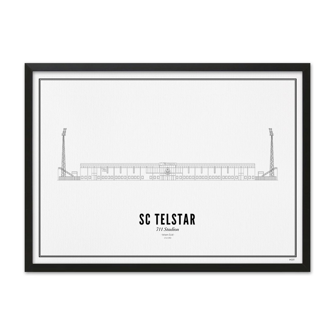 Poster van 711 Stadion | WIJCK. 